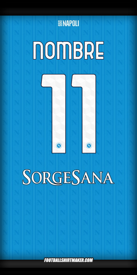 Camiseta SSC Napoli 2025/2026 -  nombre - 11