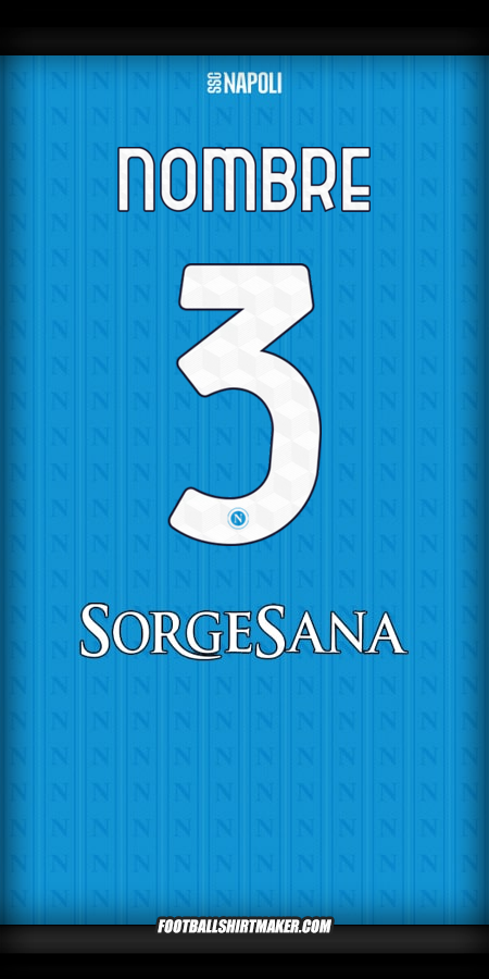 Jersey SSC Napoli 2025/2026 -  nombre - 3