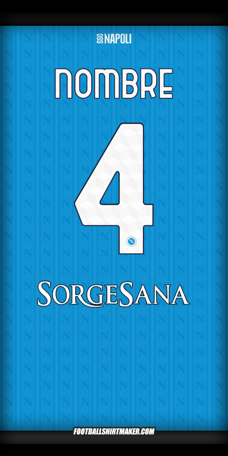 Jersey SSC Napoli 2025/2026 -  nombre - 4