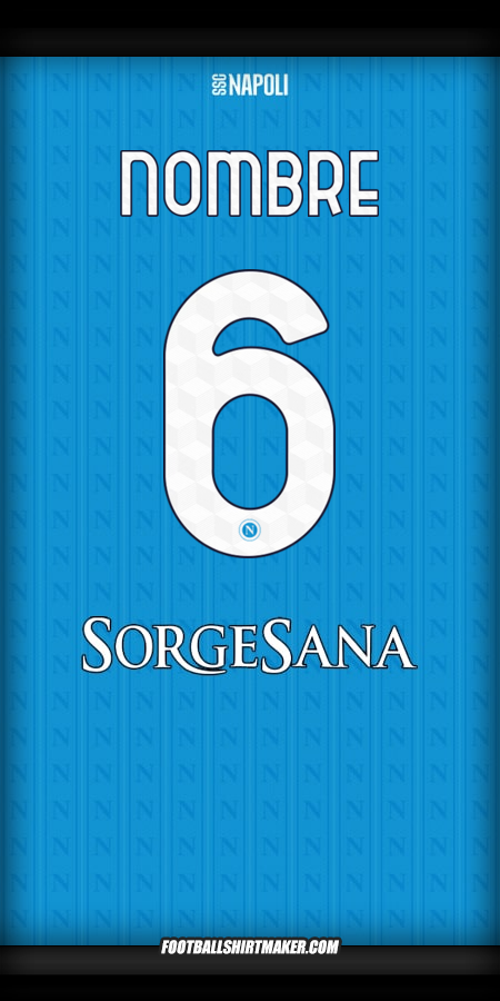 Jersey SSC Napoli 2025/2026 -  nombre - 6