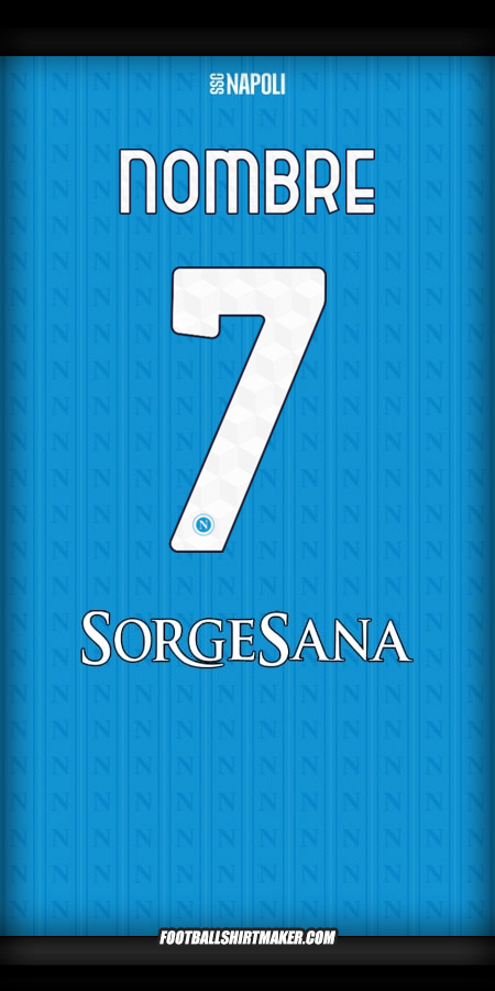 Jersey SSC Napoli 2025/2026 -  nombre - 7