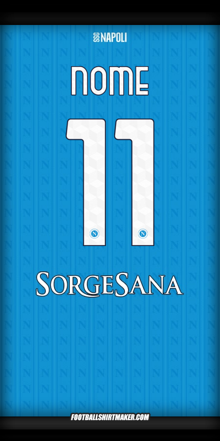 Camisa SSC Napoli 2025/2026 -  nome - 11