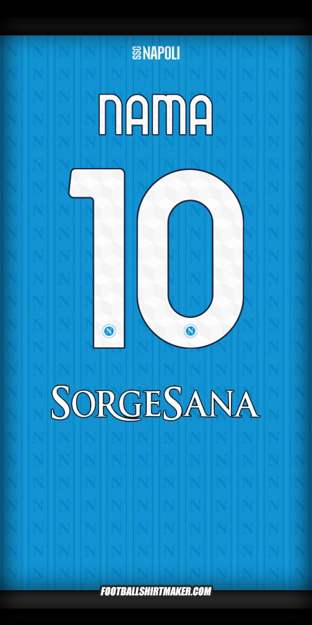 Jersey SSC Napoli 2025/2026 -  nama - 10