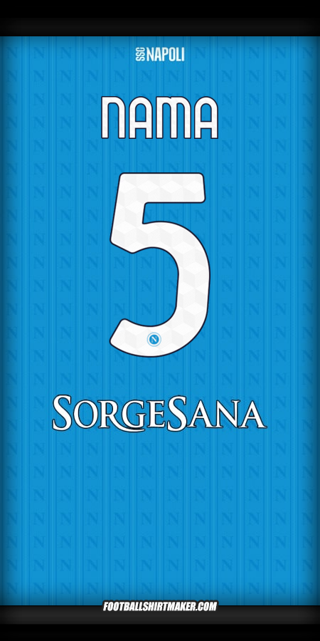 Jersey SSC Napoli 2025/2026 -  nama - 5