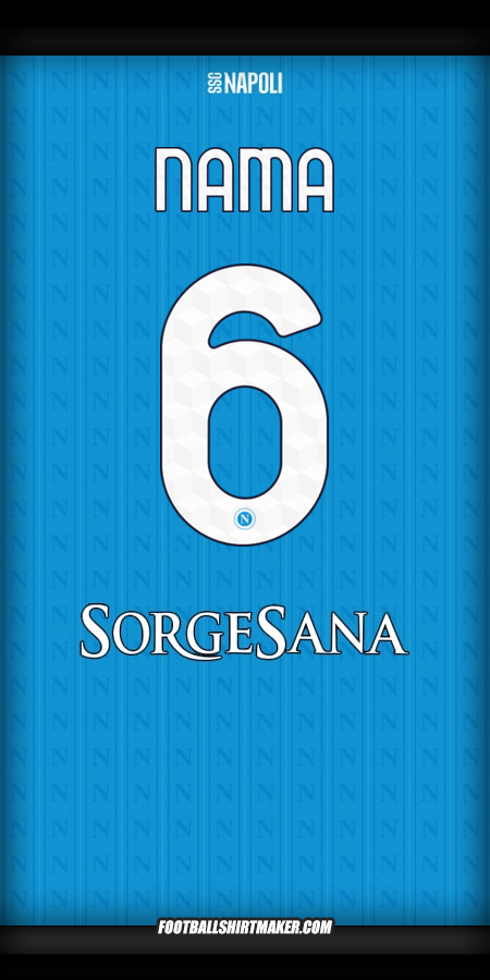 Jersey SSC Napoli 2025/2026 -  nama - 6