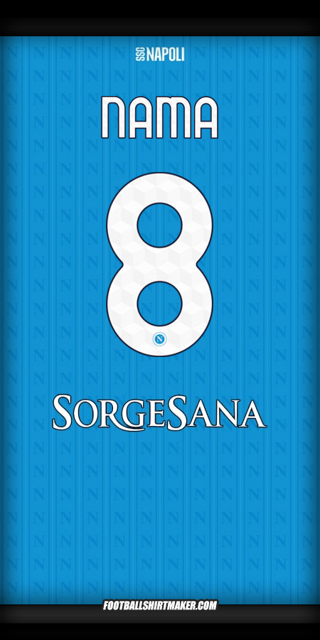 Jersey SSC Napoli 2025/2026 -  nama - 8