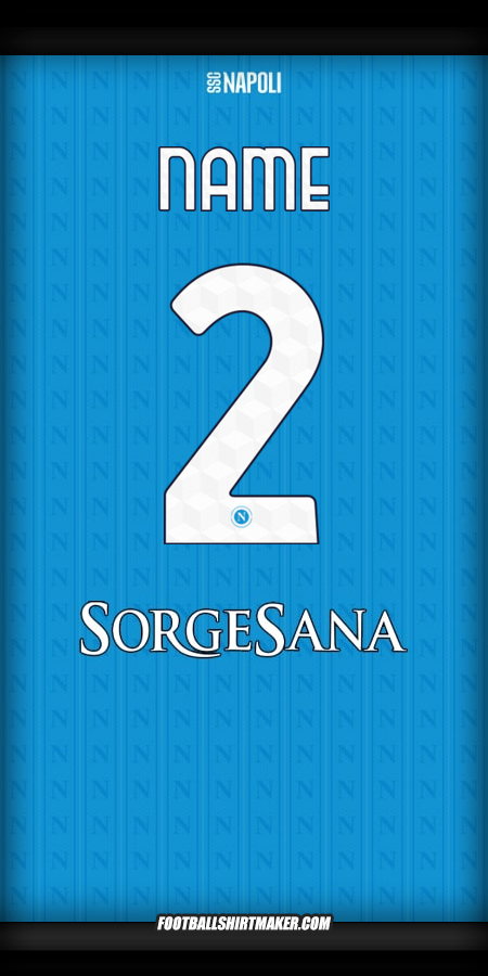 Jersey SSC Napoli 2025/2026 -  name - 2