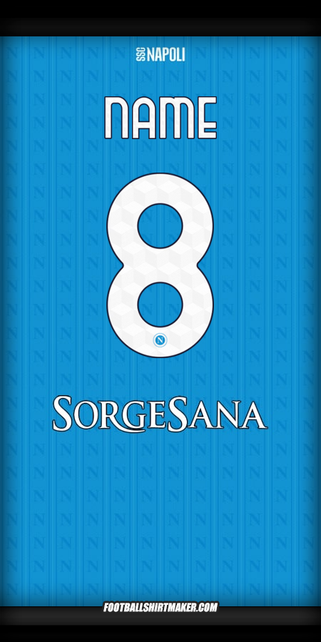 Shirt SSC Napoli 2025/2026 -  name - 8