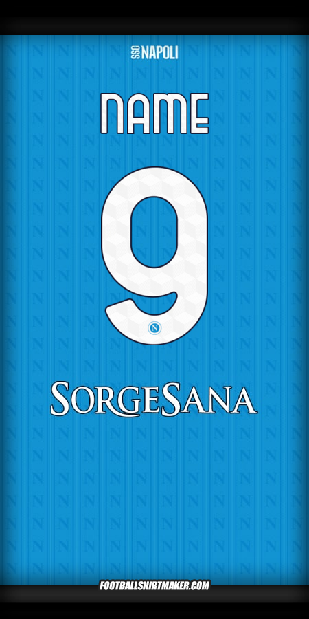 Jersey SSC Napoli 2025/2026 -  name - 9