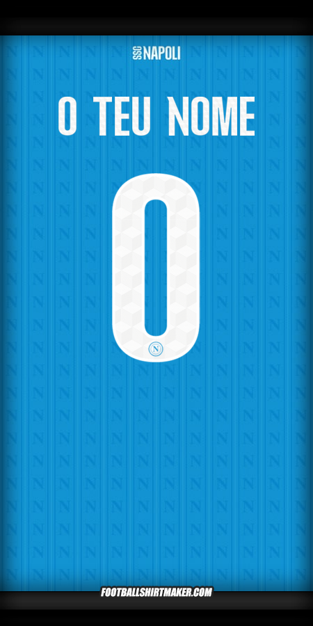 Camisola SSC Napoli 2025/2026 Cup -  o teu nome - 0