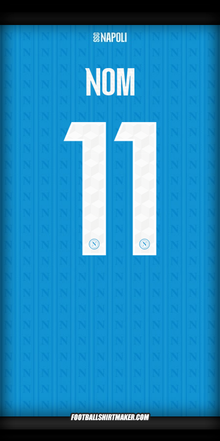 Maillot SSC Napoli Cup 2025/2026 -  nom - 11