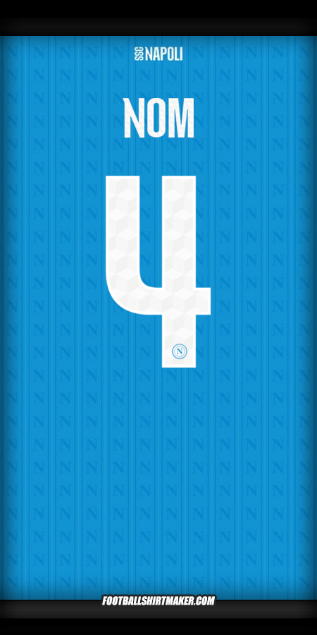 Maillot SSC Napoli Cup 2025/2026 -  nom - 4