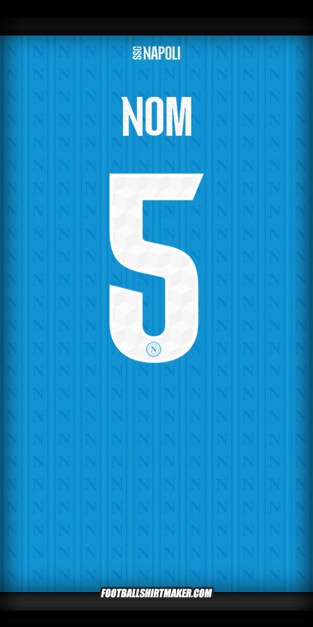 Maillot SSC Napoli Cup 2025/2026 -  nom - 5