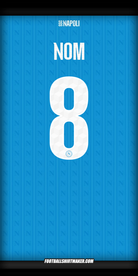 Maillot SSC Napoli Cup 2025/2026 -  nom - 8