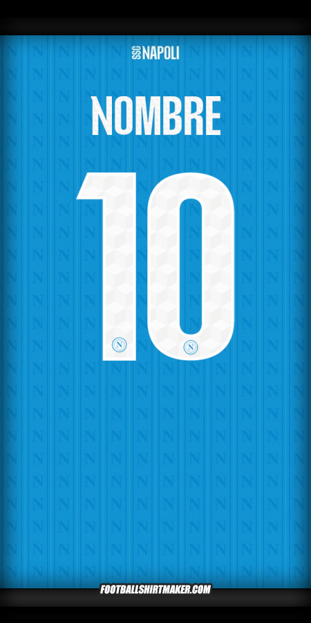 Camiseta SSC Napoli Cup 2025/2026 -  nombre - 10