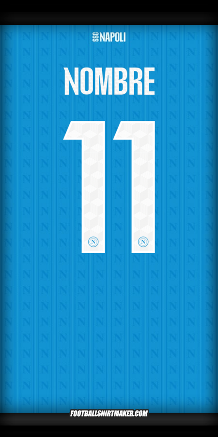 Camiseta SSC Napoli Cup 2025/2026 -  nombre - 11