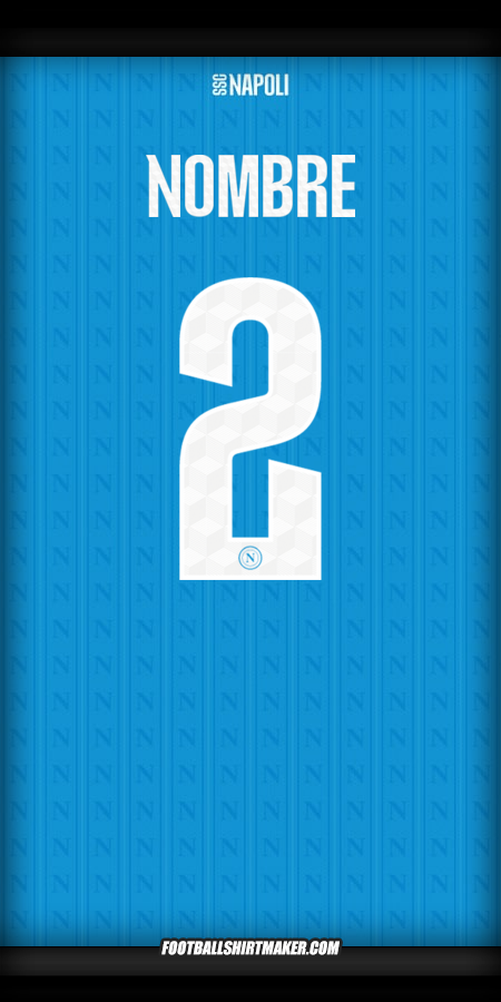 Jersey SSC Napoli Cup 2025/2026 -  nombre - 2