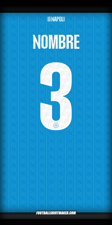Jersey SSC Napoli Cup 2025/2026 -  nombre - 3