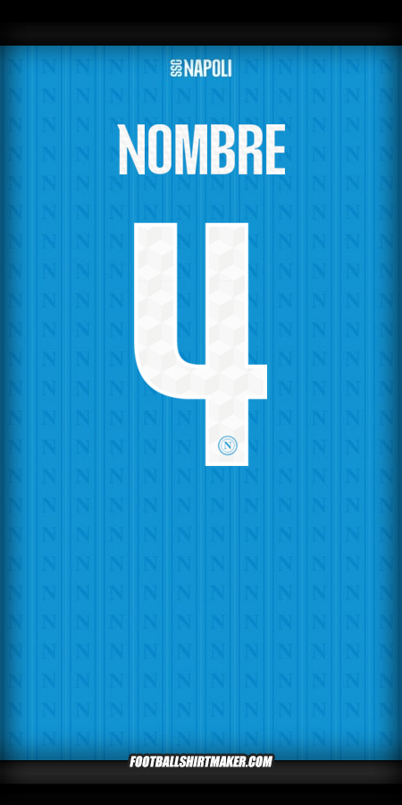 Camiseta SSC Napoli Cup 2025/2026 -  nombre - 4