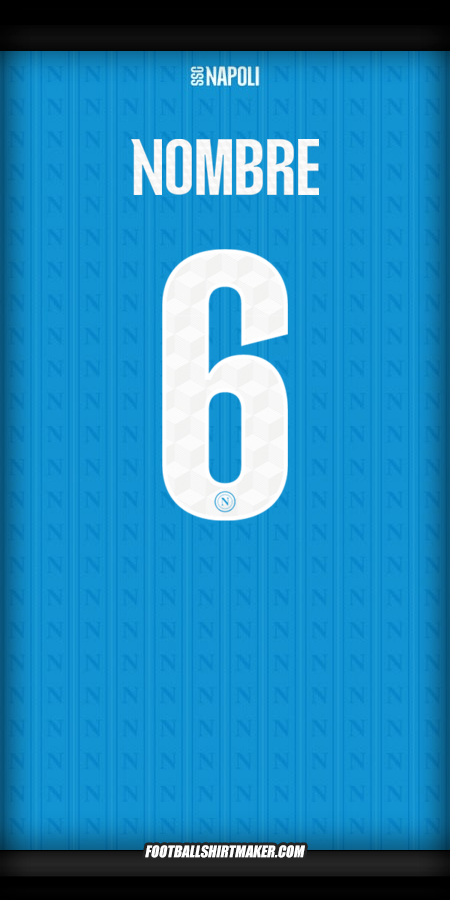Jersey SSC Napoli Cup 2025/2026 -  nombre - 6