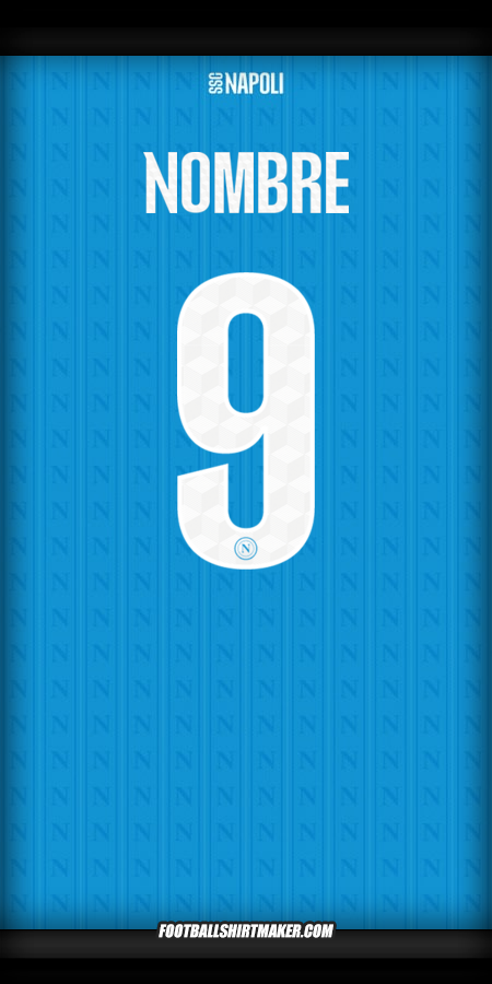 Camiseta SSC Napoli Cup 2025/2026 -  nombre - 9