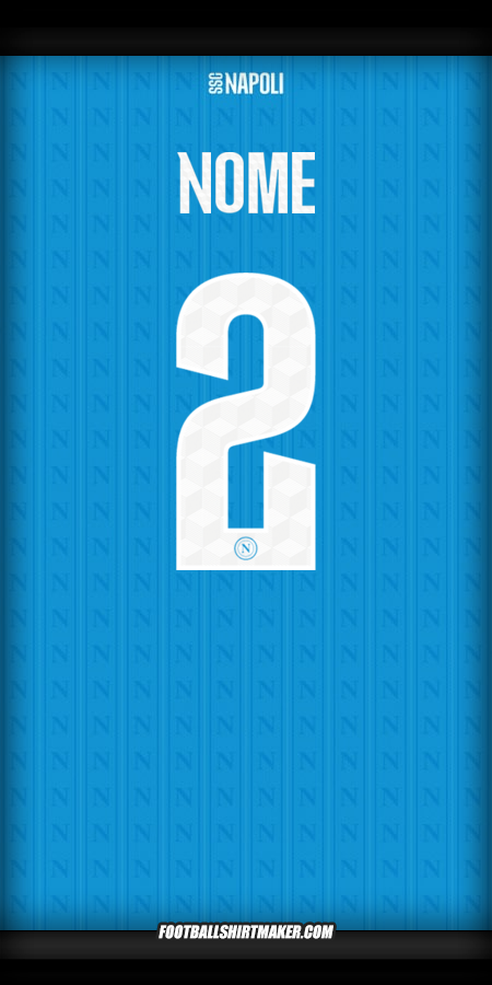 Maglia SSC Napoli Cup 2025/2026 -  nome - 2