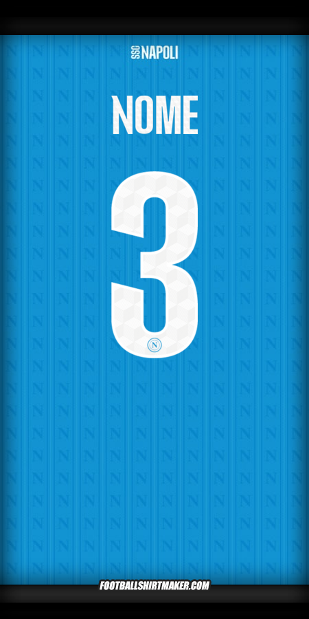 Camisa SSC Napoli Cup 2025/2026 -  nome - 3