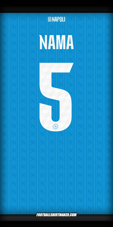 Jersey SSC Napoli Cup 2025/2026 -  nama - 5