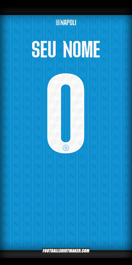 Camisa SSC Napoli Cup 2025/2026 -  seu nome - 0