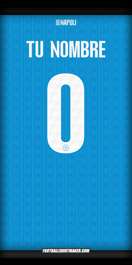 Camiseta SSC Napoli Cup 2025/2026 -  tu nombre - 0