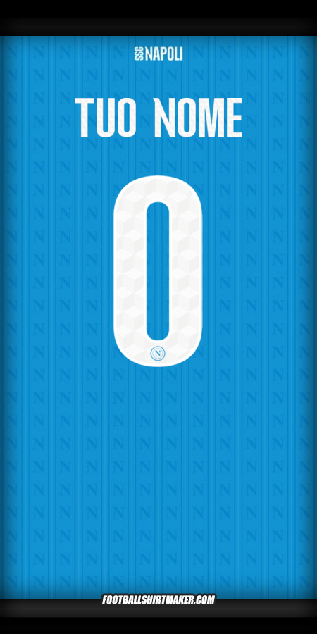 Maglia SSC Napoli Cup 2025/2026 -  tuo nome - 0