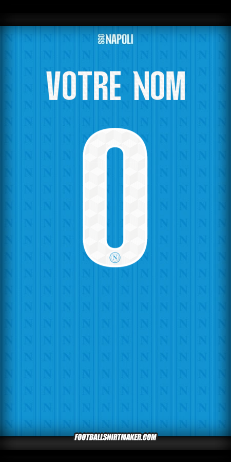 Maillot SSC Napoli Cup 2025/2026 -  votre nom - 0