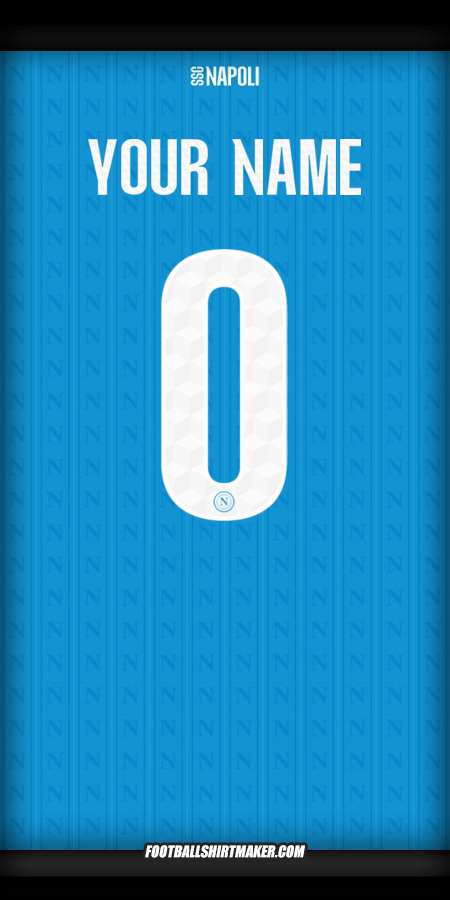 Shirt SSC Napoli 2025/2026 Cup -  your name - 0