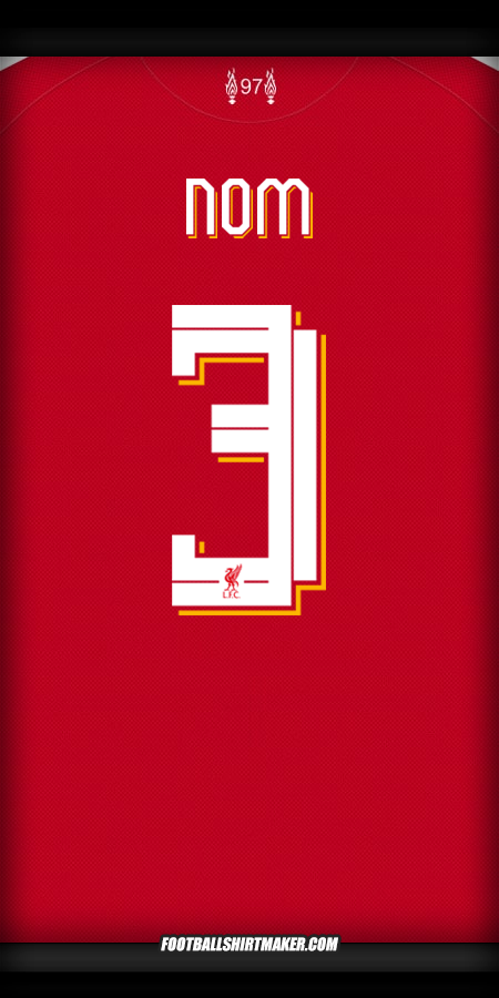 Maillot Liverpool FC Cup 2025/2026 -  nom - 3