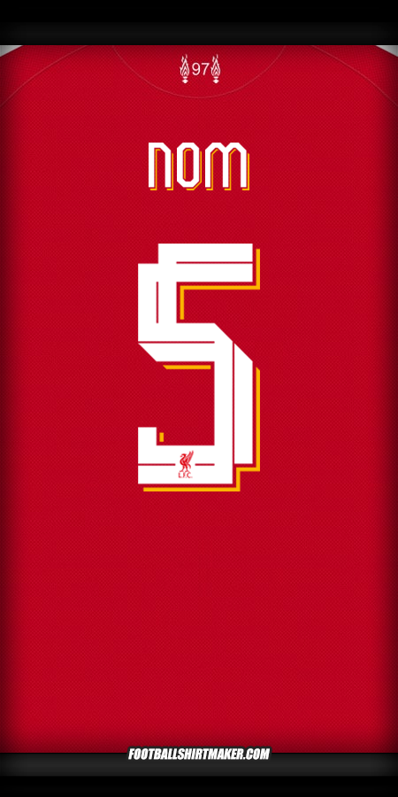 Maillot Liverpool FC Cup 2025/2026 -  nom - 5