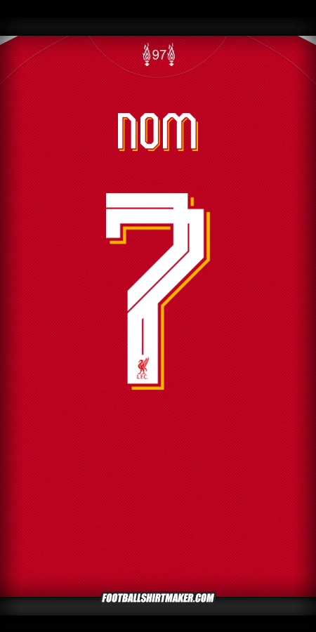 Maillot Liverpool FC Cup 2025/2026 -  nom - 7