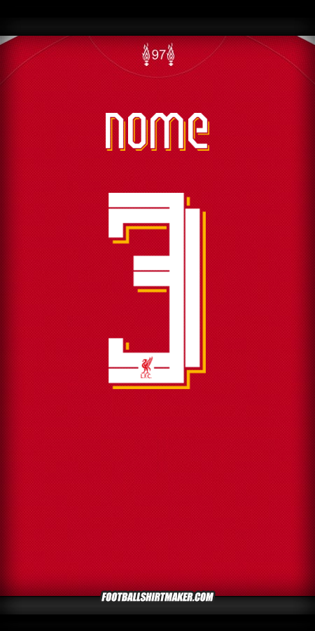 Maglia Liverpool FC Cup 2025/2026 -  nome - 3