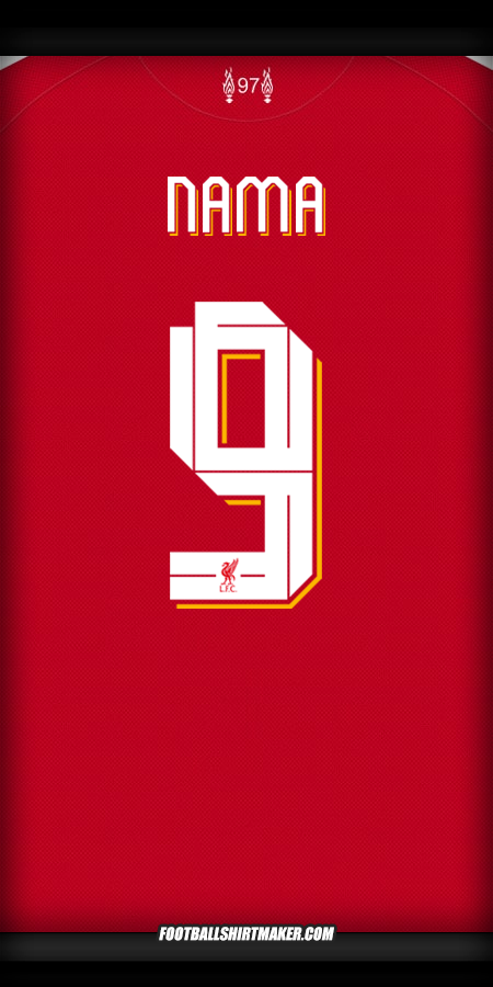 Jersey Liverpool FC Cup 2025/2026 -  nama - 9