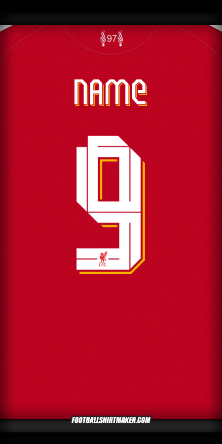 Trikot Liverpool FC Cup 2025/2026 -  name - 9