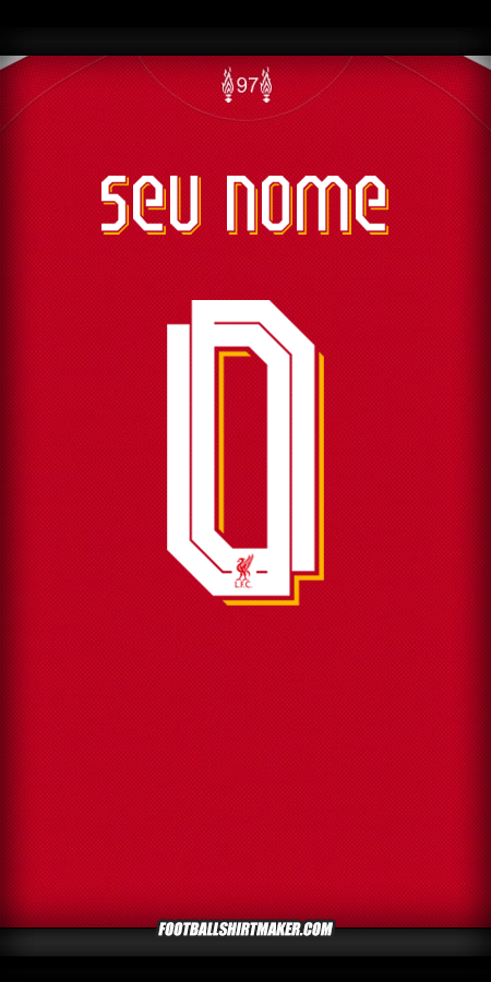 Camisa Liverpool FC Cup 2025/2026 -  seu nome - 0