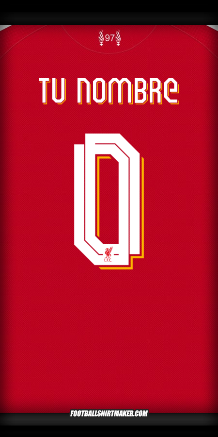 Camiseta Liverpool FC Cup 2025/2026 -  tu nombre - 0