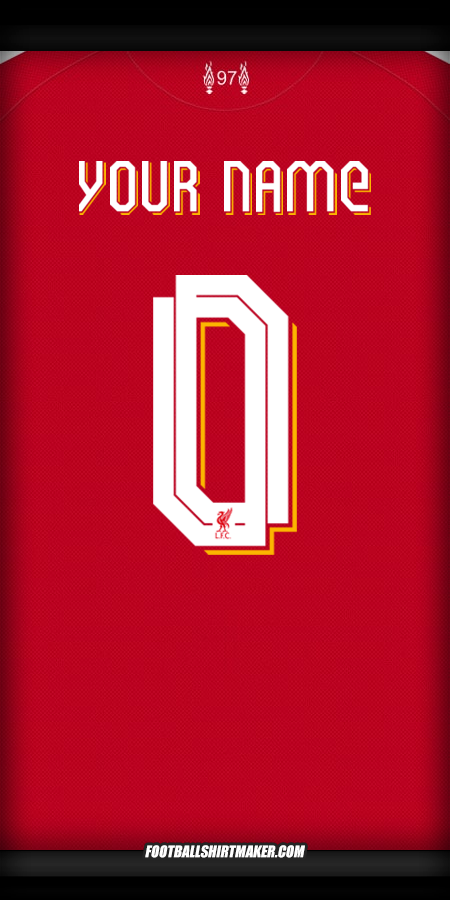Jersey Liverpool FC Cup 2025/2026 -  your name - 0