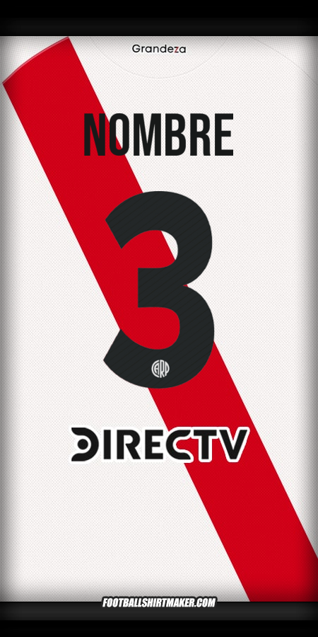 Camiseta River Plate 2025/2026 -  nombre - 3
