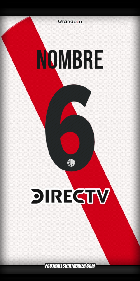 Camiseta River Plate 2025/2026 -  nombre - 6