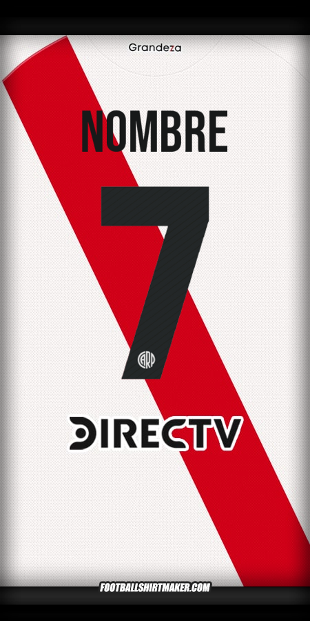 Jersey River Plate 2025/2026 -  nombre - 7