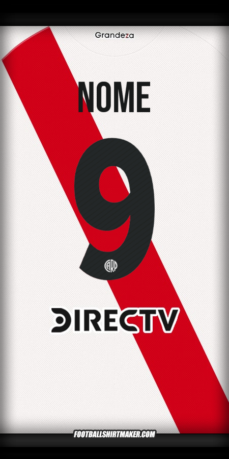 Camisa River Plate 2025/2026 -  nome - 9