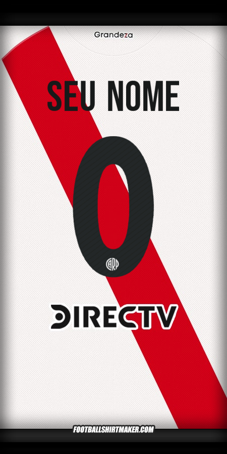 Camisa River Plate 2025/2026 -  seu nome - 0