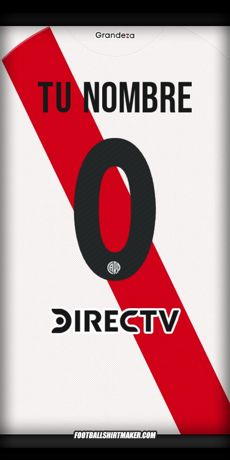 Camiseta River Plate 2025/2026 -  tu nombre - 0