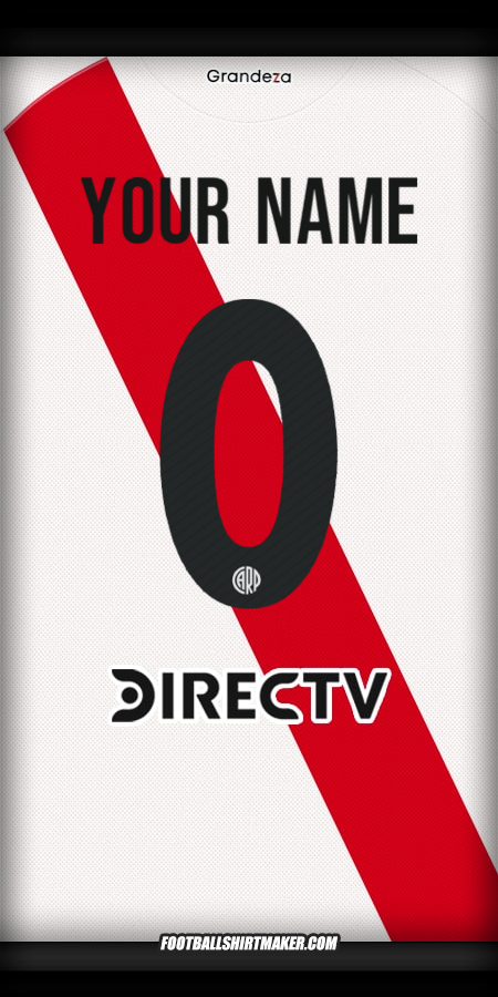 Shirt River Plate 2025/2026 -  your name - 0