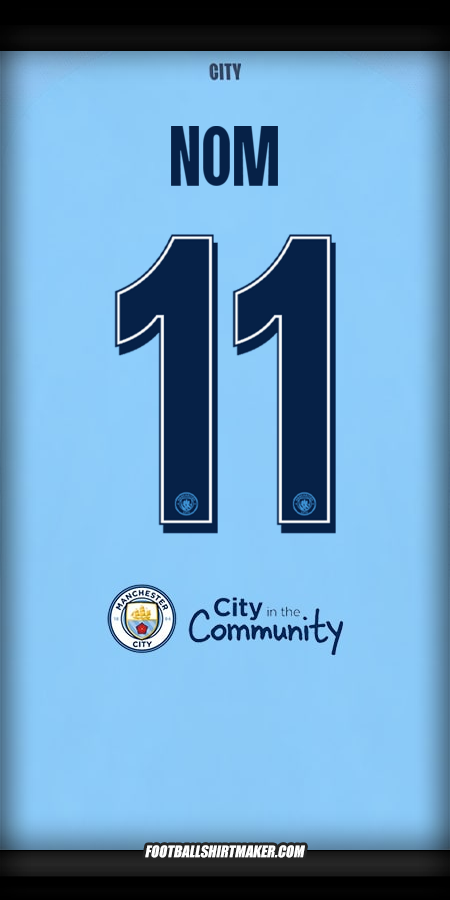 Maillot Manchester City Cup 2025/2026 -  nom - 11